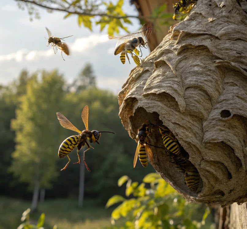 Wasp nest removal in Wakefield, West Yorks